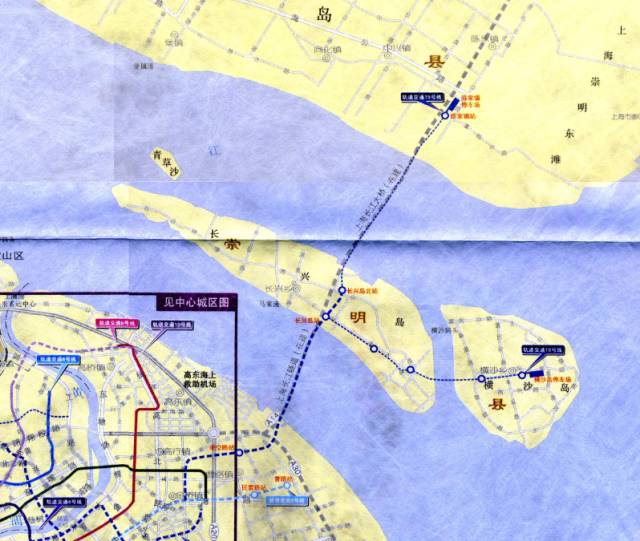 崇明官方确认即将开建 地铁19号线路图曝光