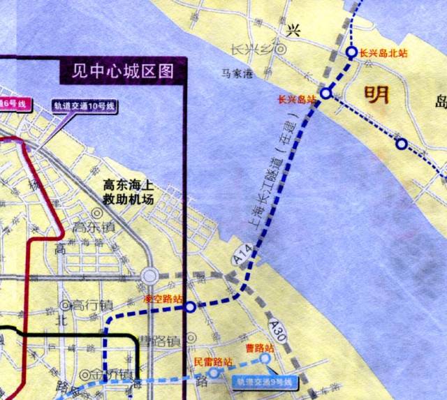 原初的计划是主线从  浦东金桥枢纽出发,到达长兴岛,再沿着上海长江