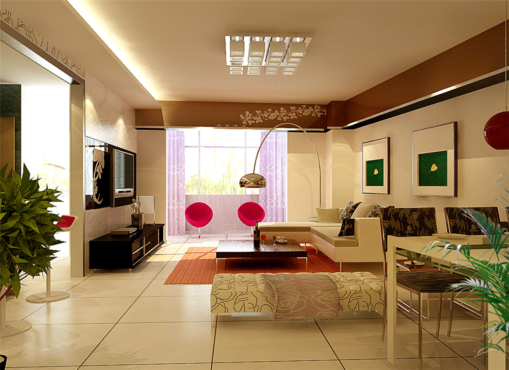 颐慧家园-三居室-124.00平米-装修设计