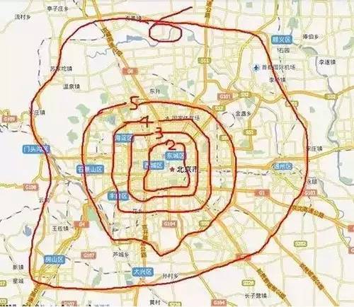 上海热线房产频道-- 看了很惊人!北京各环有多